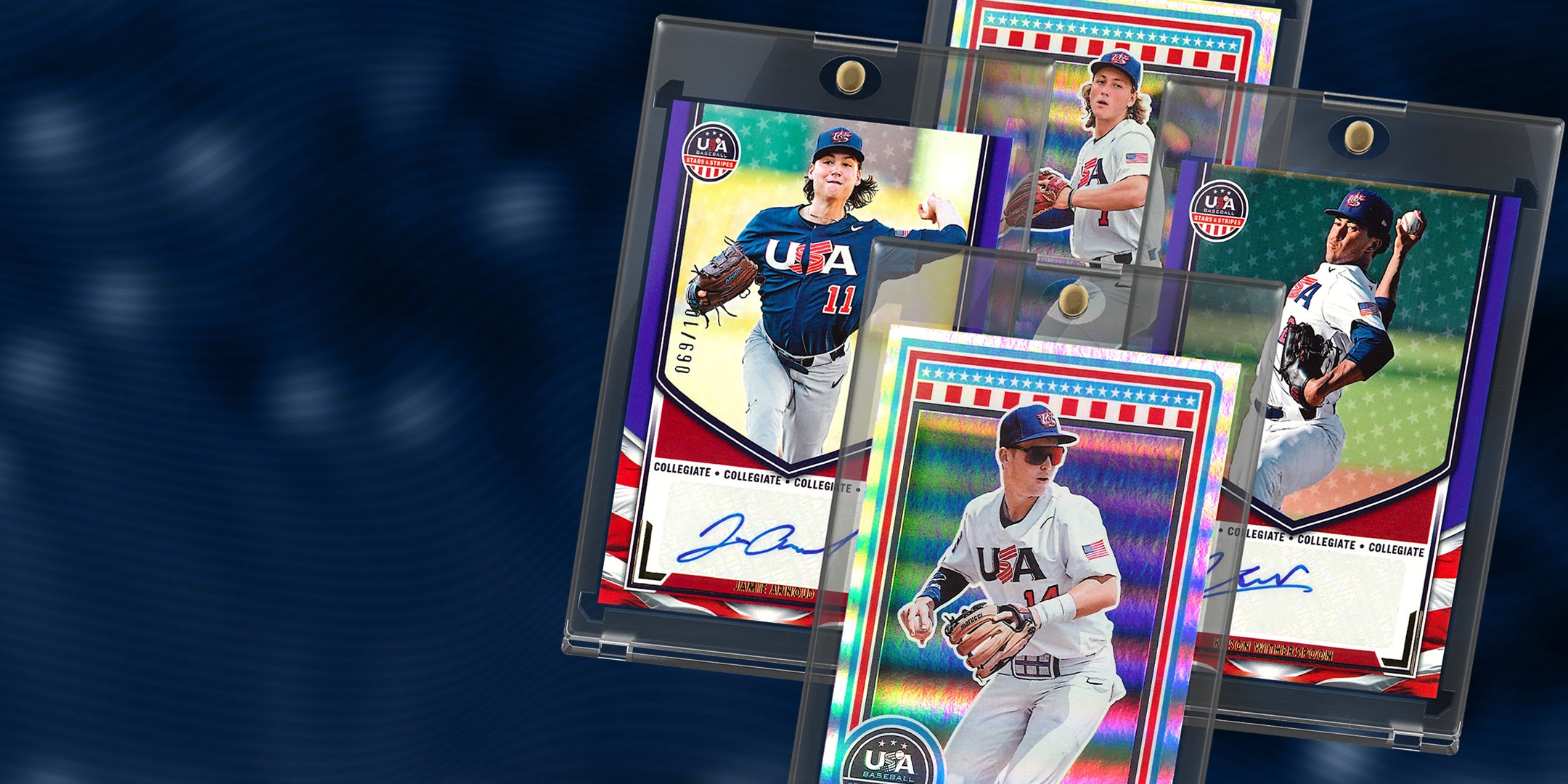 Signed Panini Stars and Stripes Cards