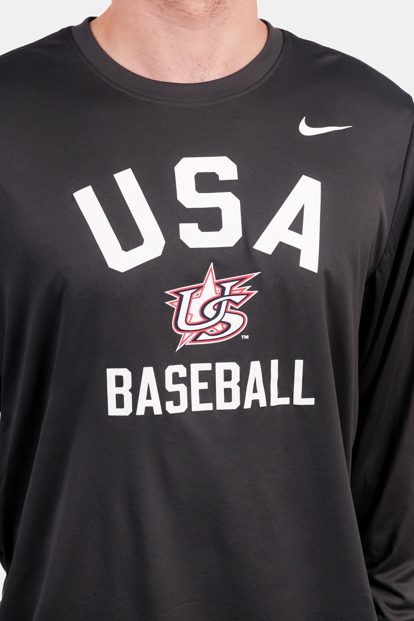 Anthracite Elevate Long Sleeve Legend Tee