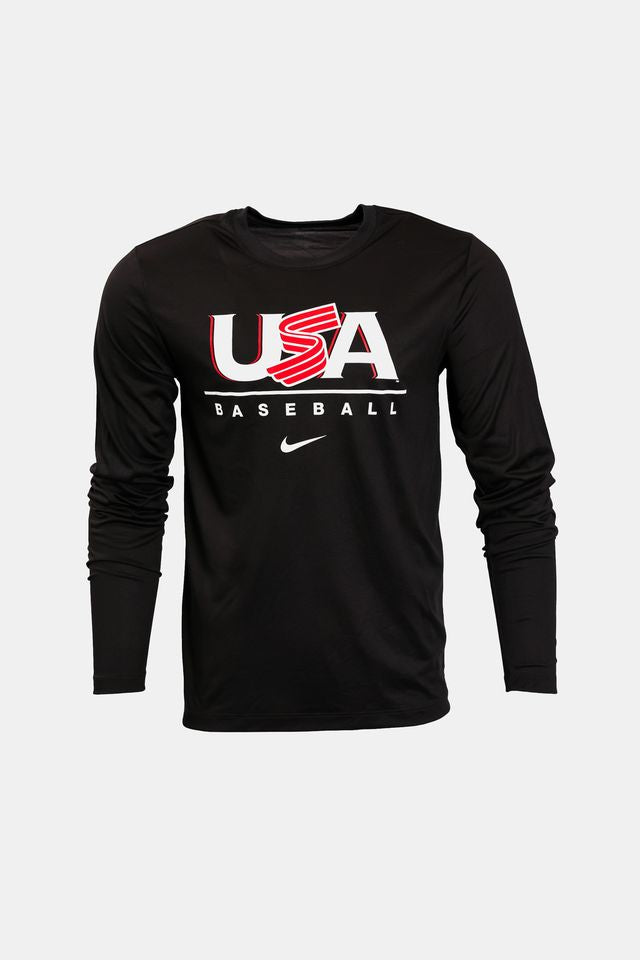 Black Legacy Logo Long Sleeve Legend Tee