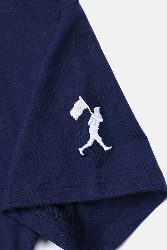 Youth USA x Baseballism Navy Short Sleeve Hoodie