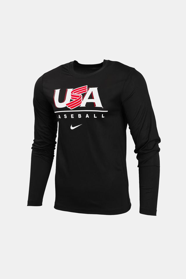 Black Legacy Logo Long Sleeve Legend Tee