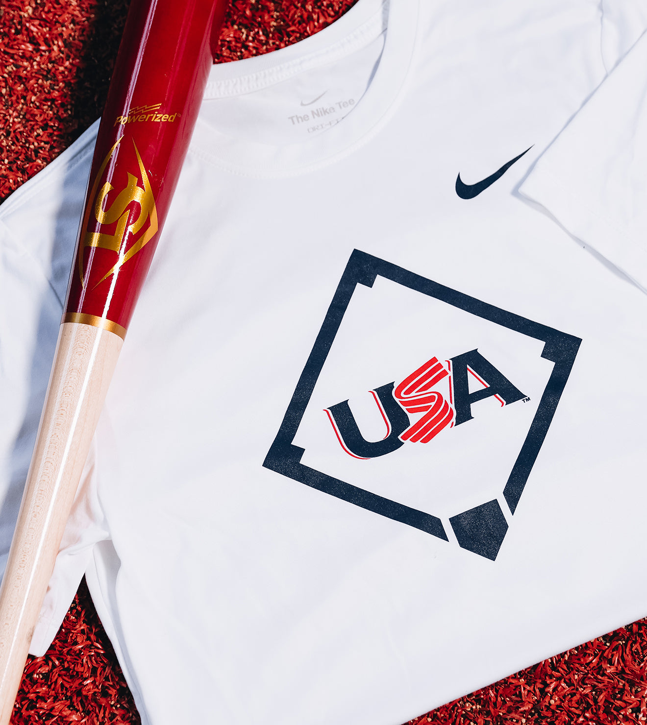 White Home Plate Legend Tee