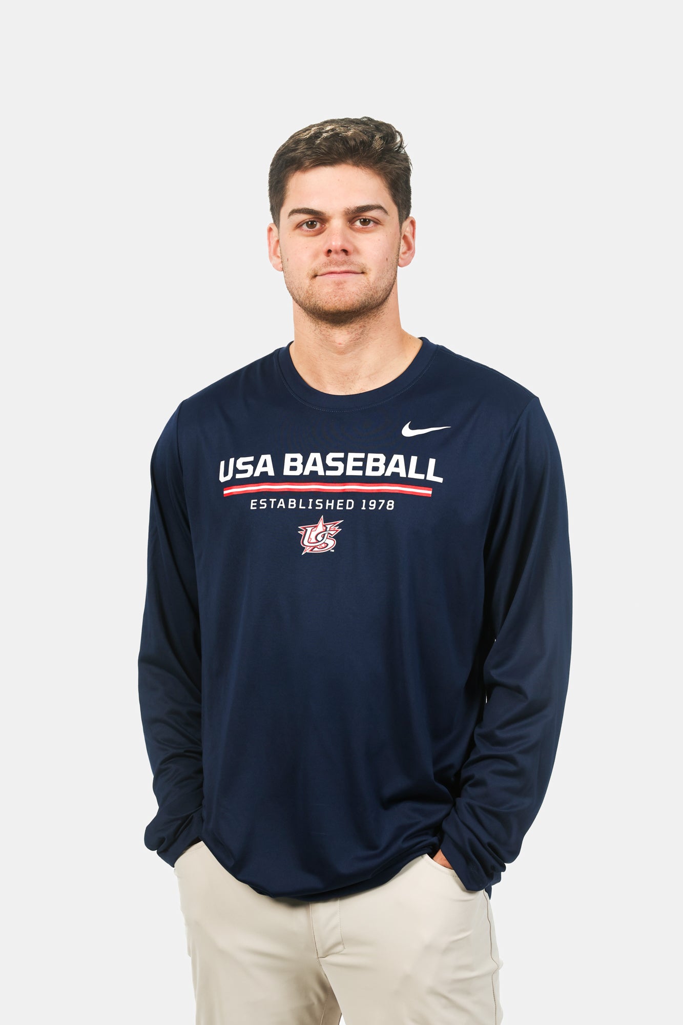 Navy Prime Long Sleeve Legend Tee