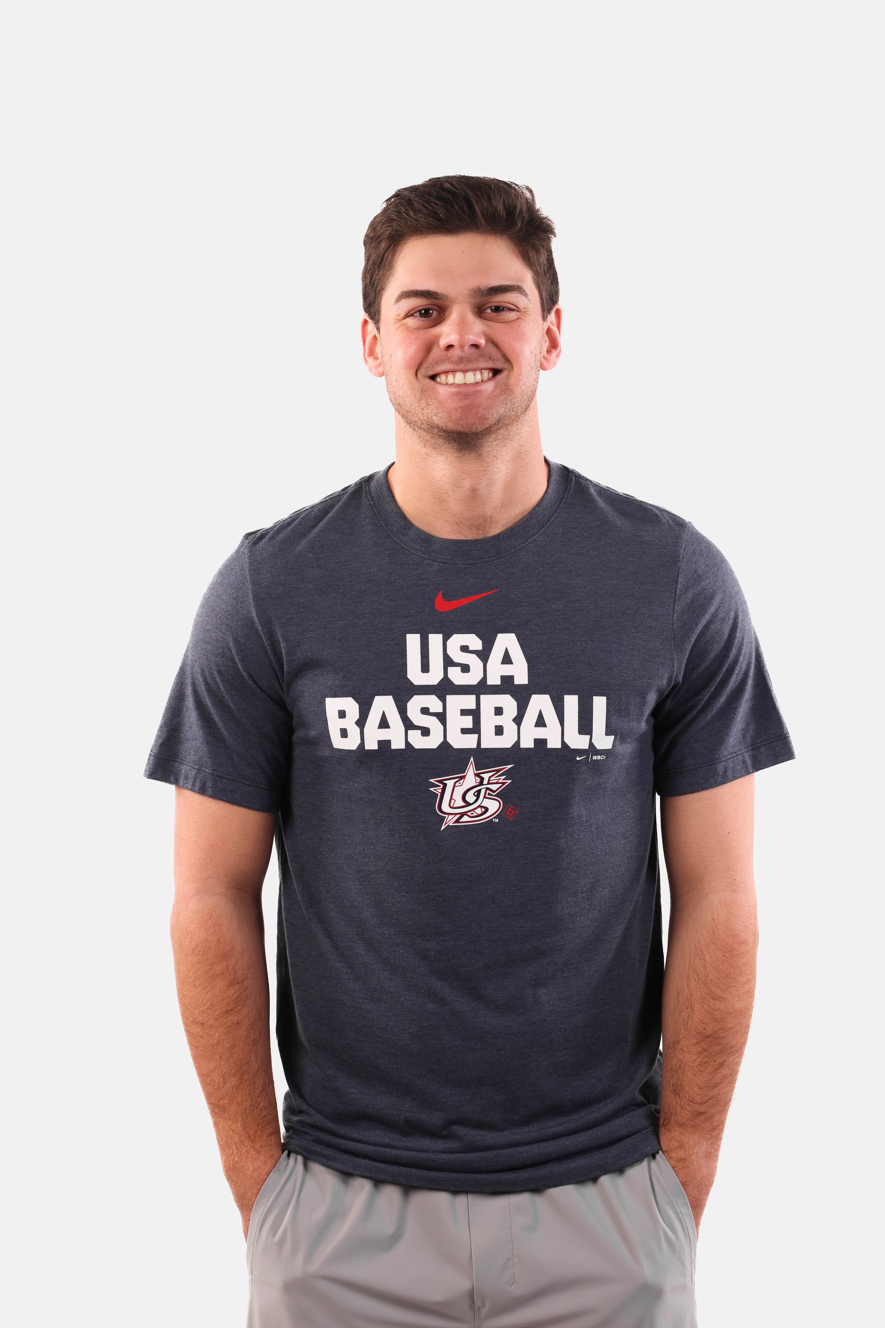 USA Baseball 2026 World Baseball Classic Stacked Tri-Blend T-Shirt