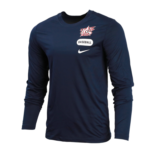 Navy blue 2024 nike long sleeve