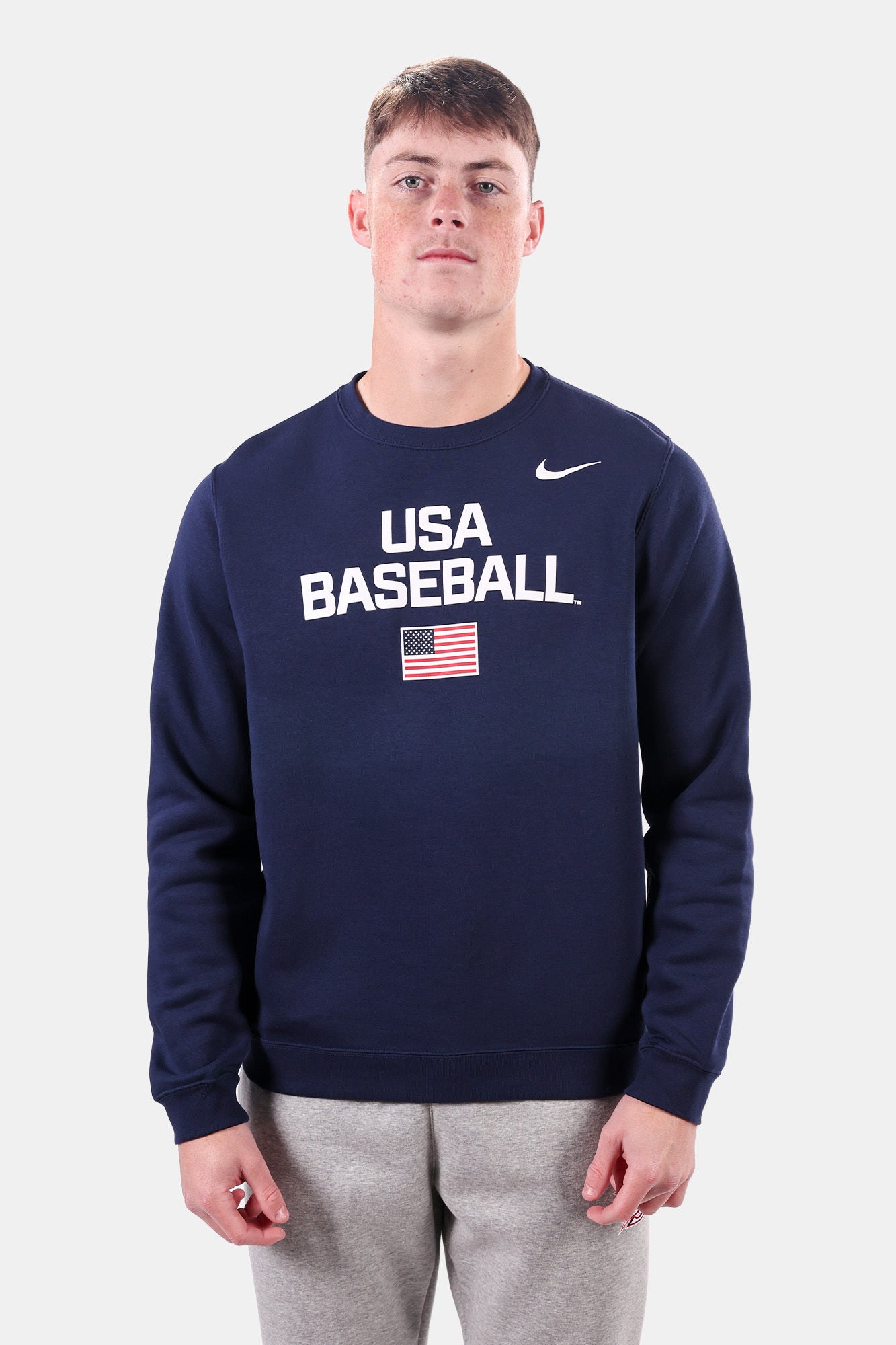 Navy Dynamic Club Fleece Crewneck