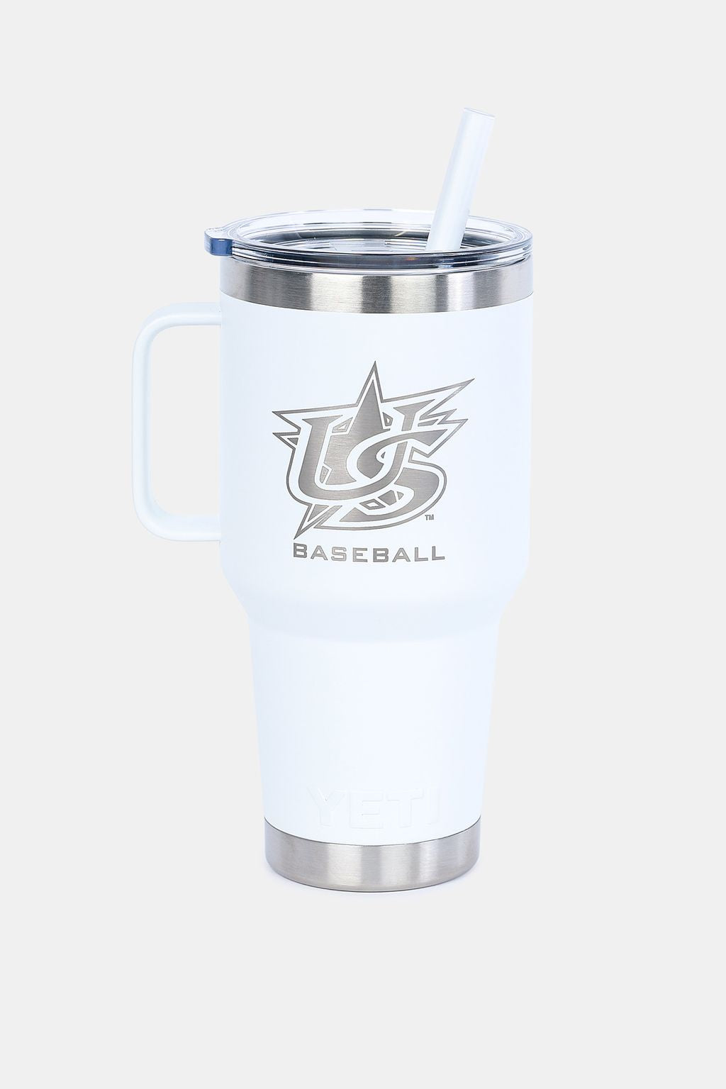 Yeti White Rambler 35oz Mug With Straw Lid