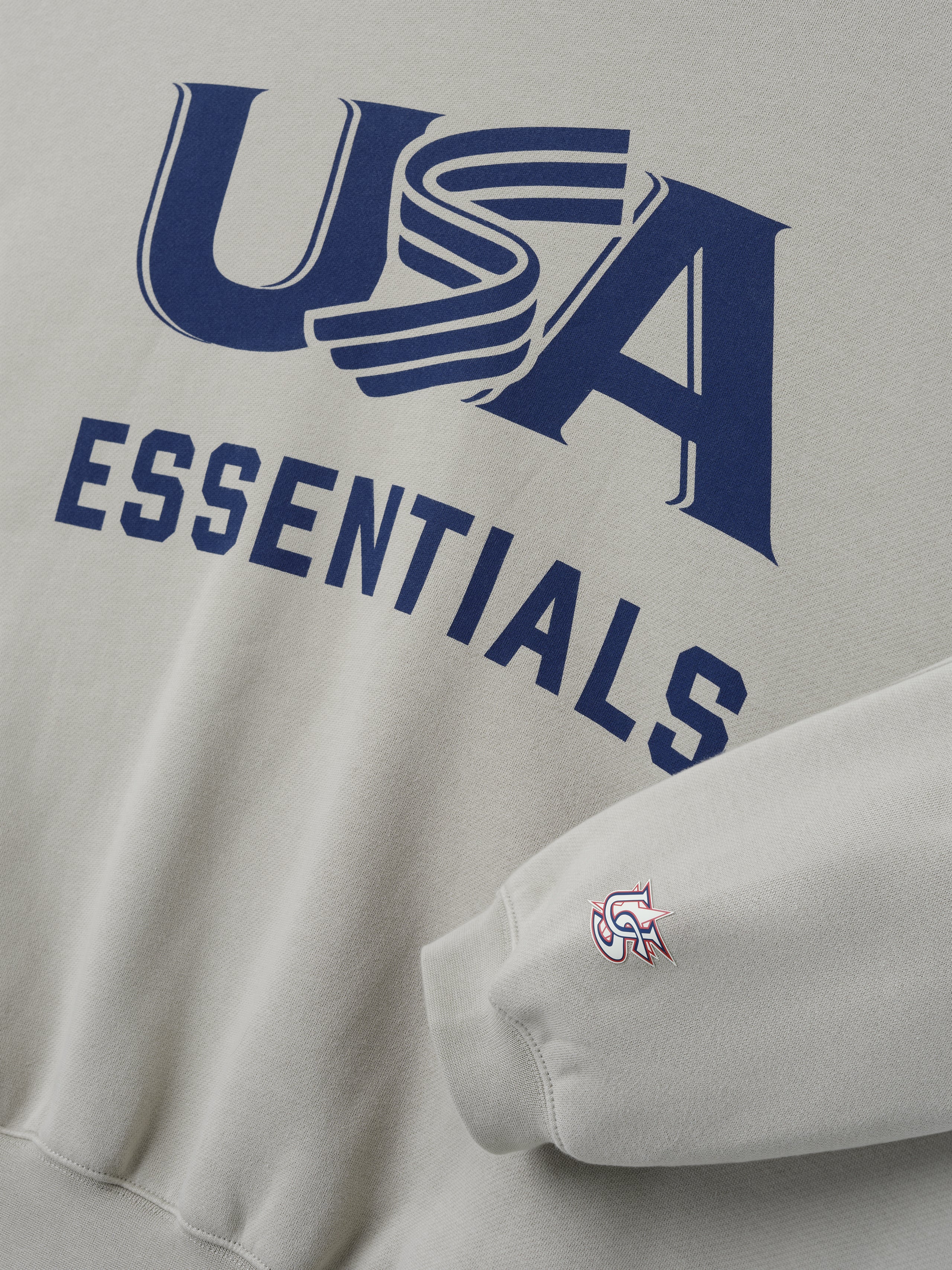 USA Baseball x Fear of God Essentials Sport Hoodie Seal
