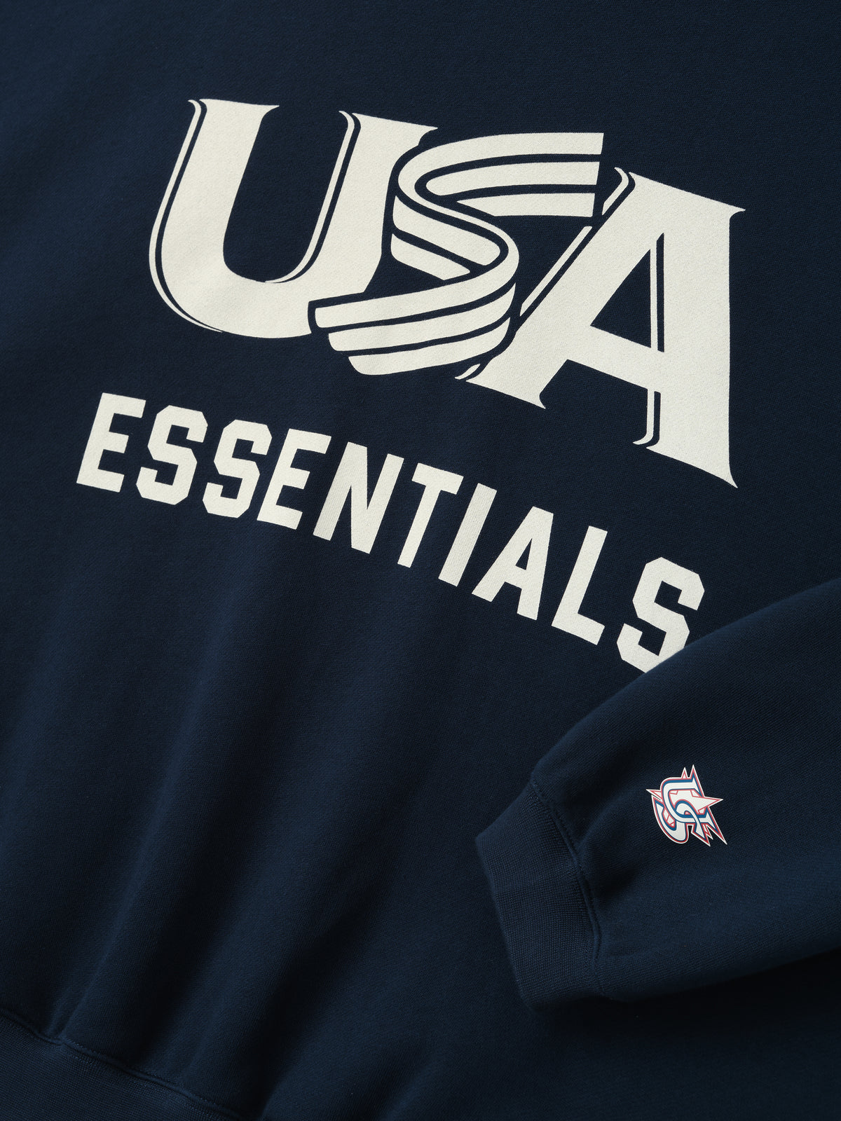 USA Baseball x Fear of God Essentials Sport Hoodie Dark Sapphire