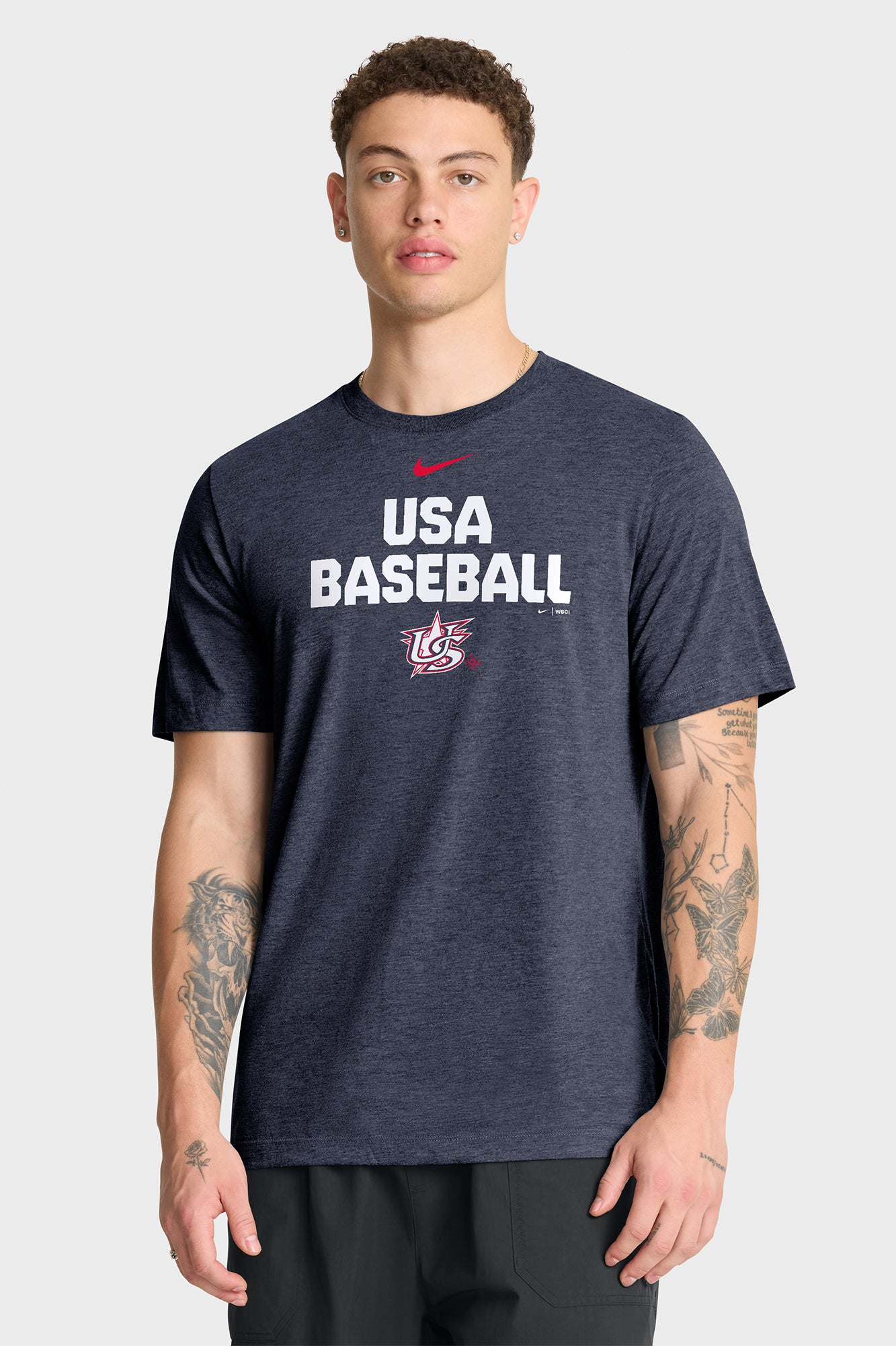 USA Baseball 2026 World Baseball Classic Stacked Tri-Blend T-Shirt