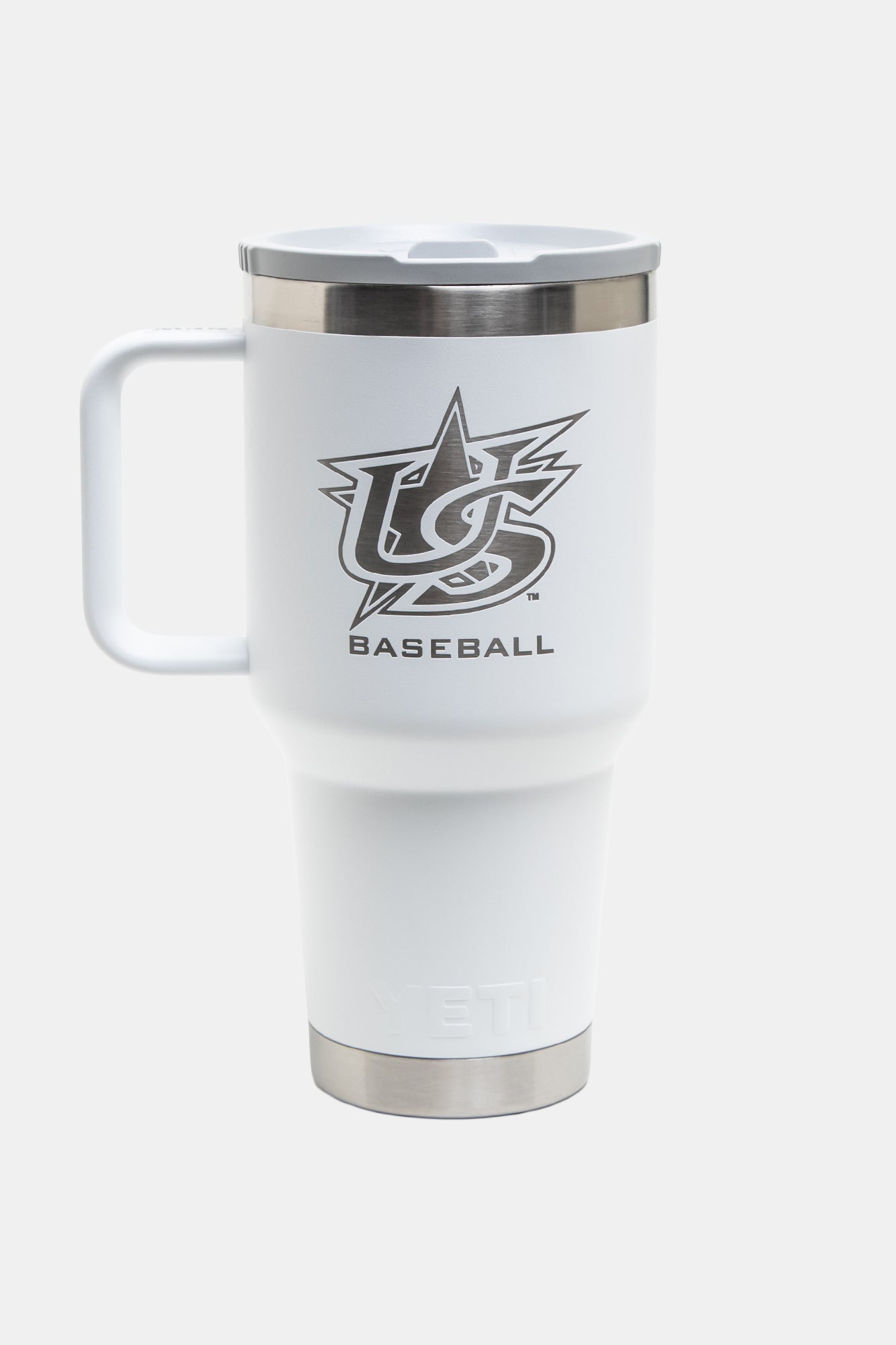 Yeti White Rambler 30oz Travel Straw Mug