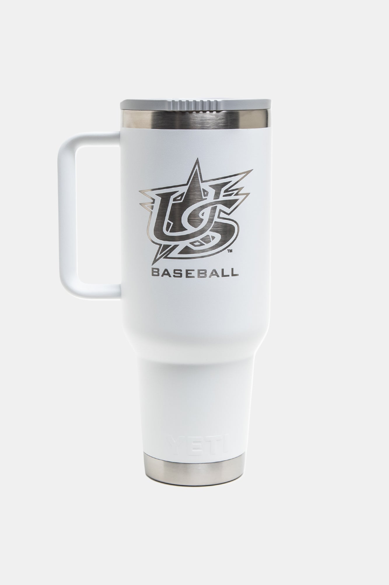 Yeti White Rambler 40oz Mug Travel Straw Mug