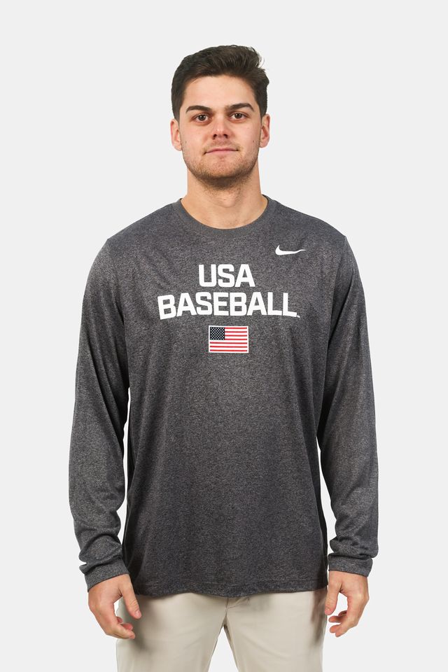 Charcoal Dynamic Long Sleeve Legend Tee