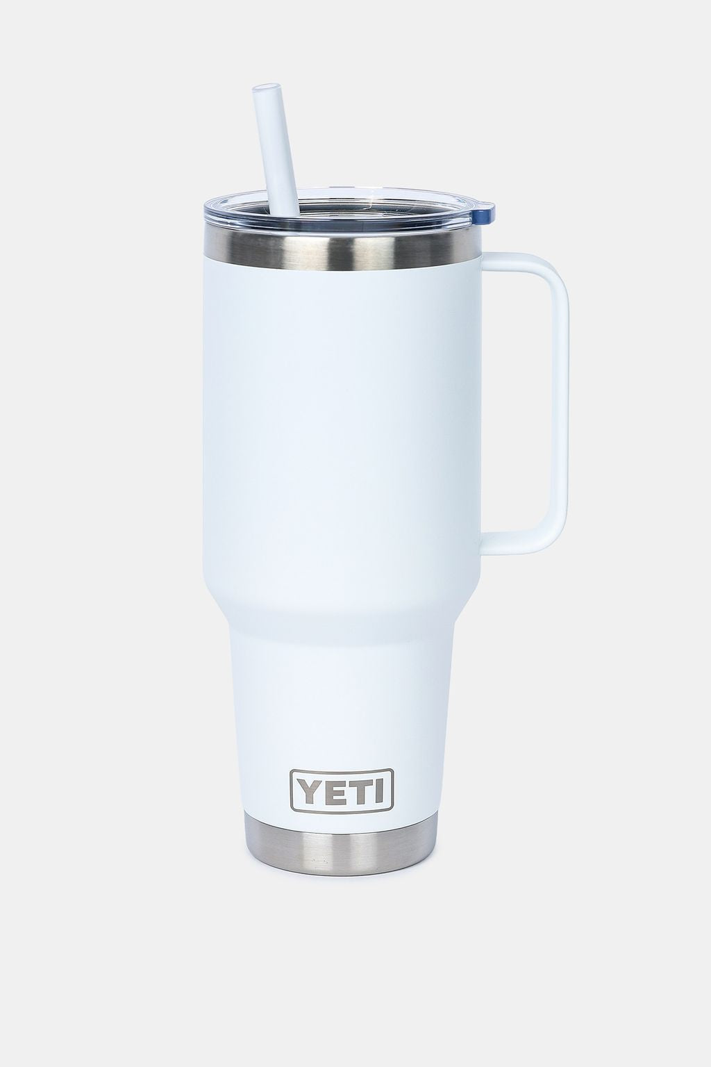 Yeti White Rambler 42oz Mug With Straw Lid