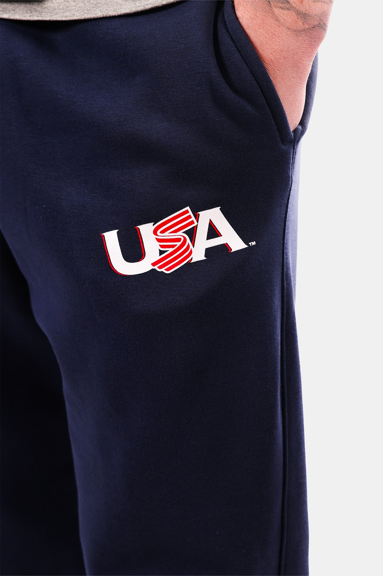 Nike Navy Jersey Logo Club Fleece Joggers