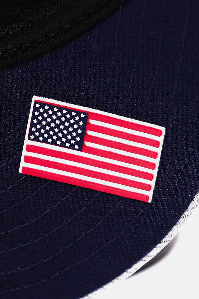 Flag Detail of 2025 Clubhouse Collection Grey 59FIFTY