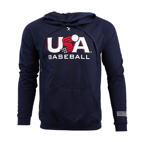 USA x Baseballism Navy Traditional Hoodie USA Baseball Shop