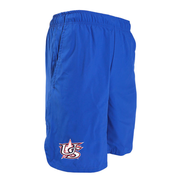 Nike Royal Blue Woven Training Shorts With Pockets