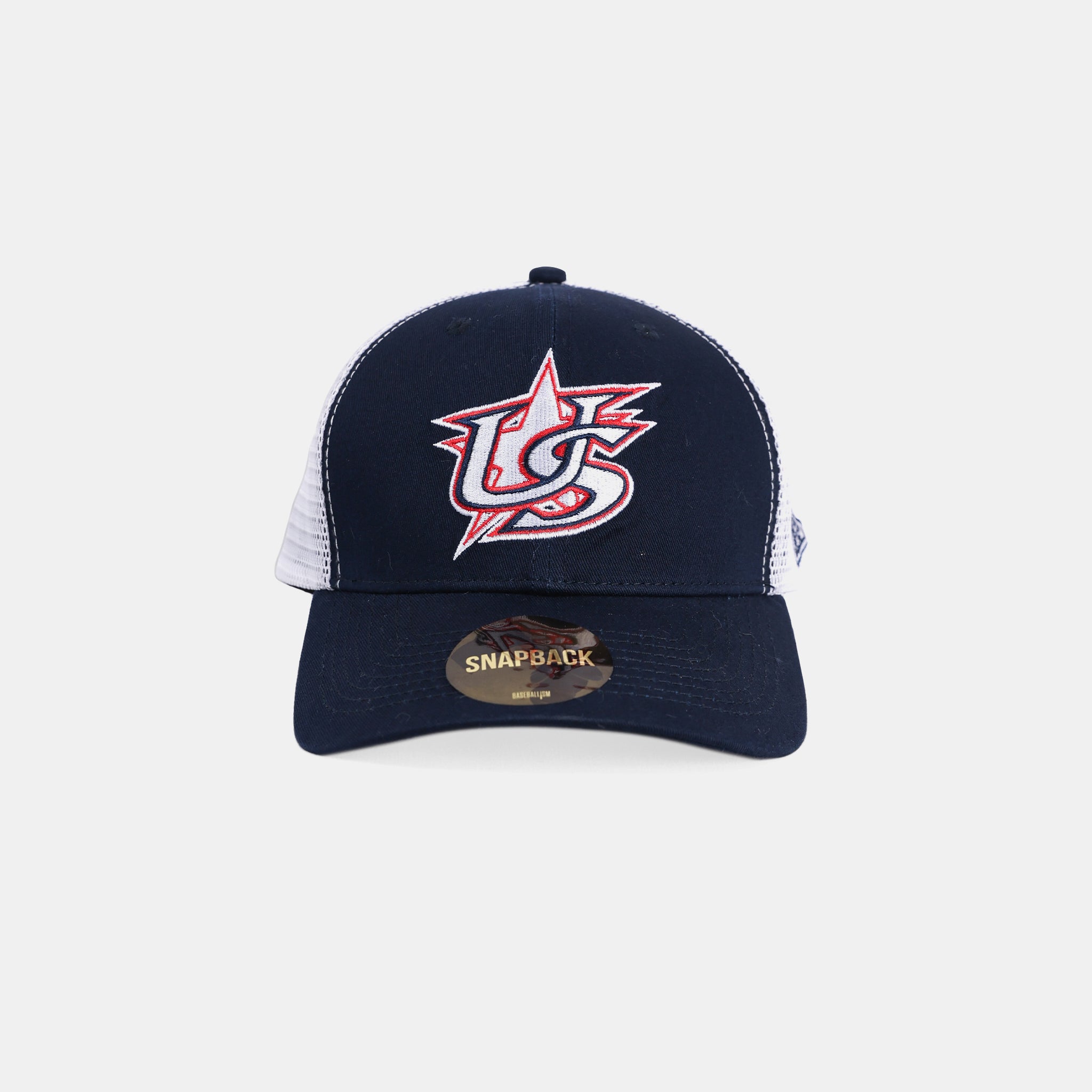 USA x Baseballism Star Logo Trucker - Navy