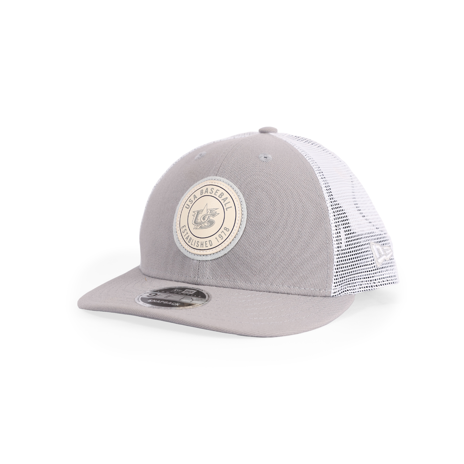 Grey Badge Low Profile 9FIFTY USA Baseball Shop
