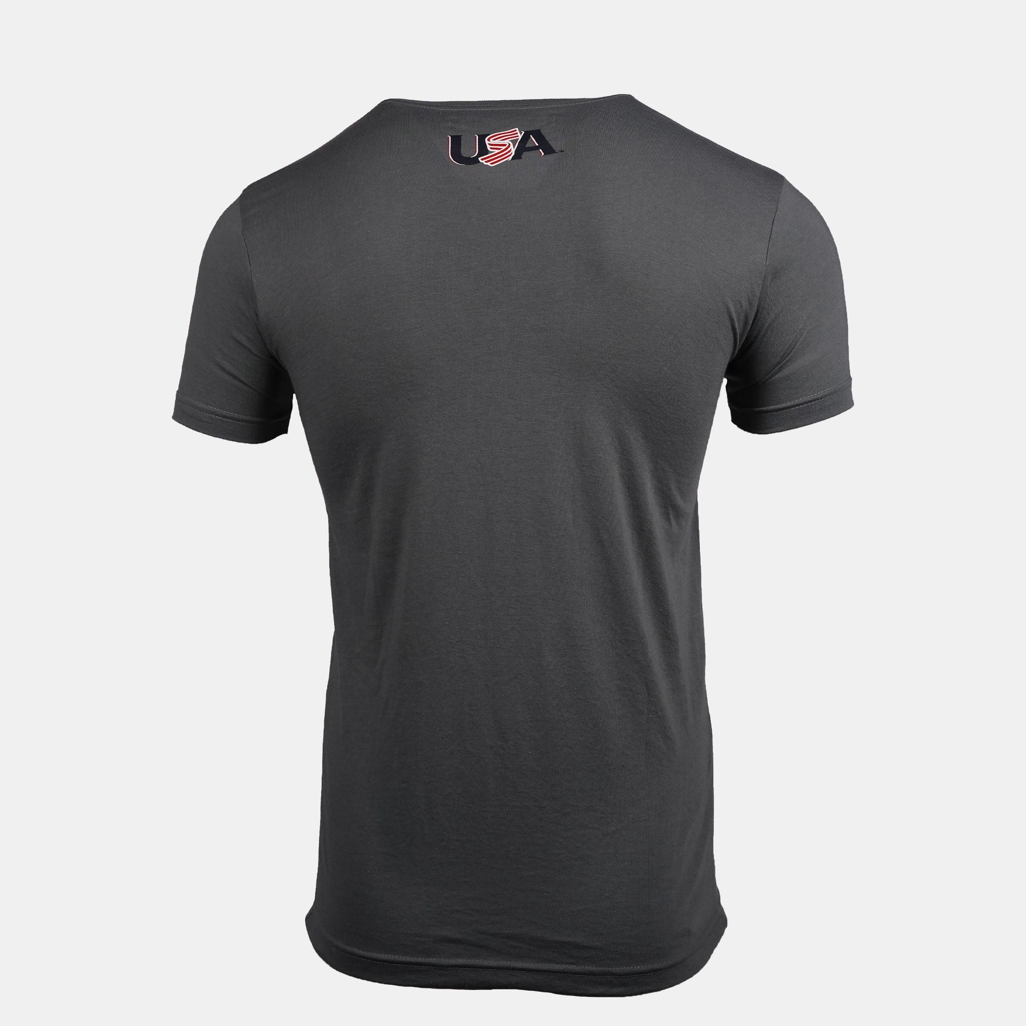 USA x Baseballism Grey Outfield Fence Tee