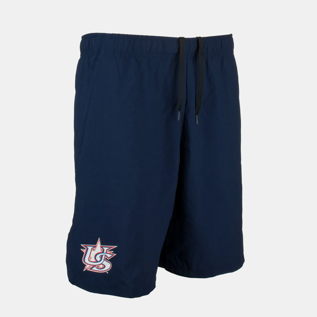 Nike Navy Woven Training Shorts With Pockets