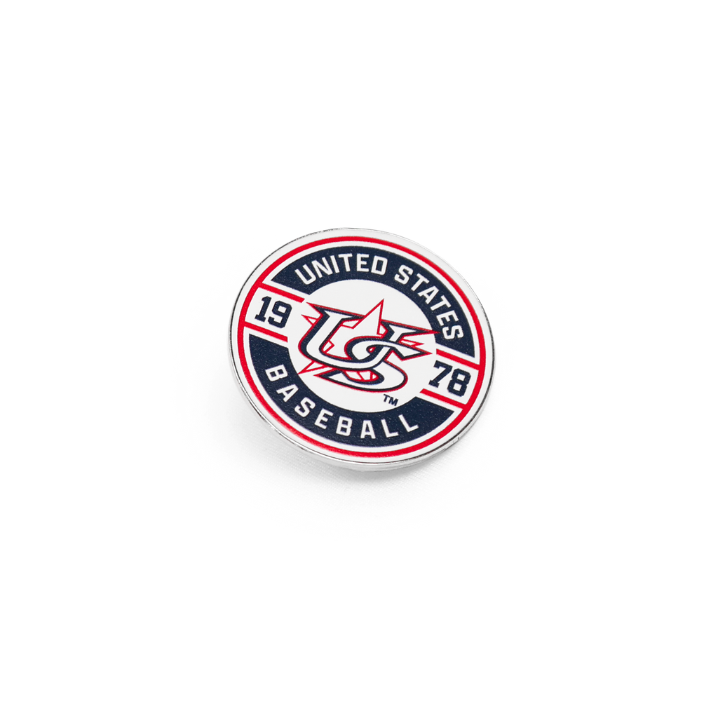 United States Baseball Lapel Pin