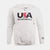 USA x Baseballism White Traditional Hoodie