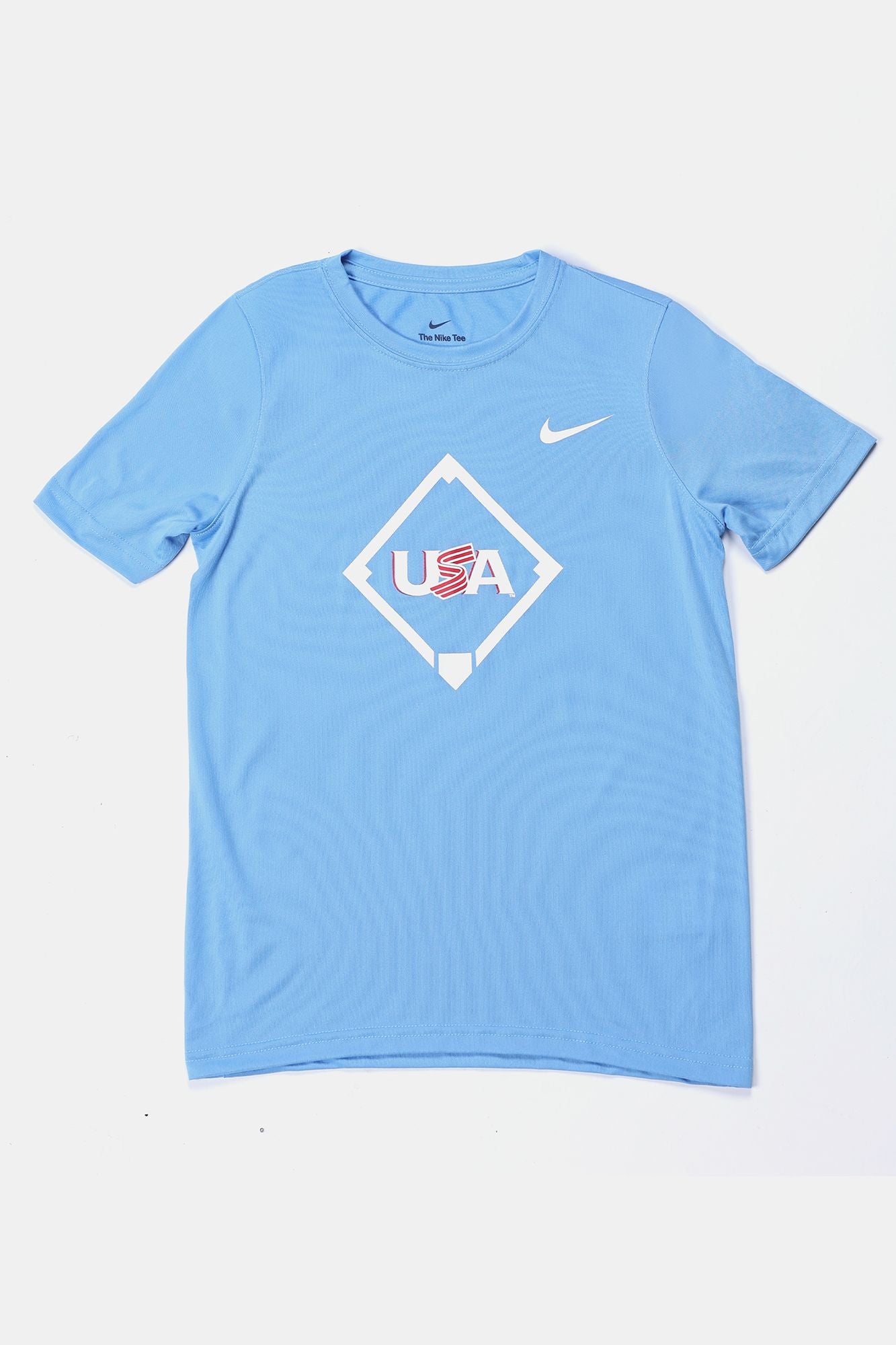 Youth Light Blue Home Plate Legend Tee