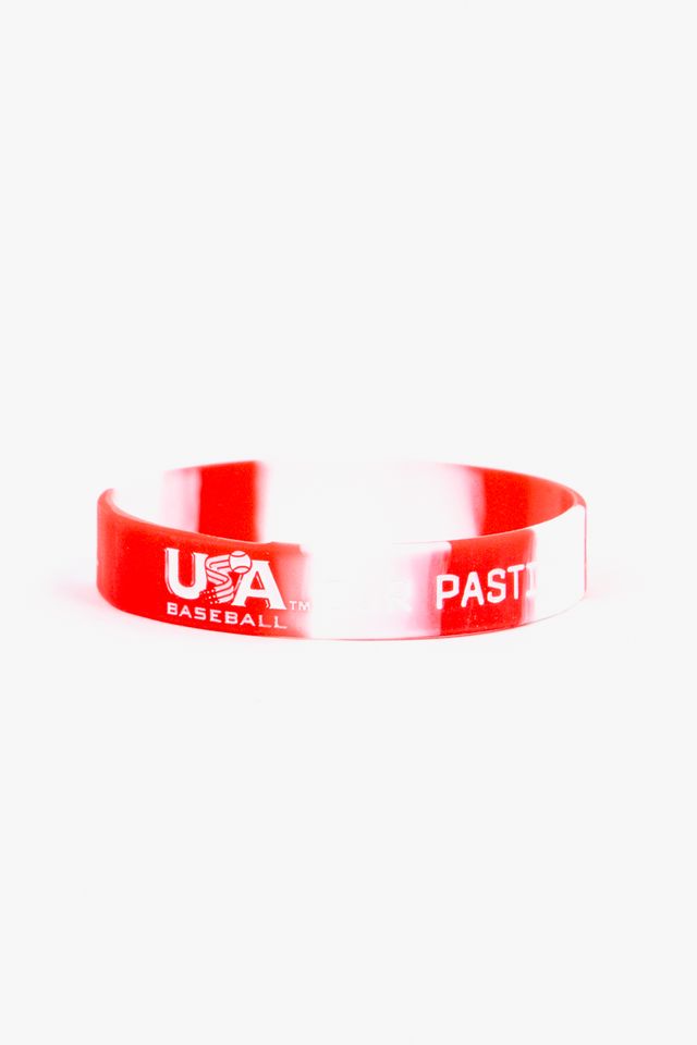 Our Pastime's Future Bracelet - White/Red