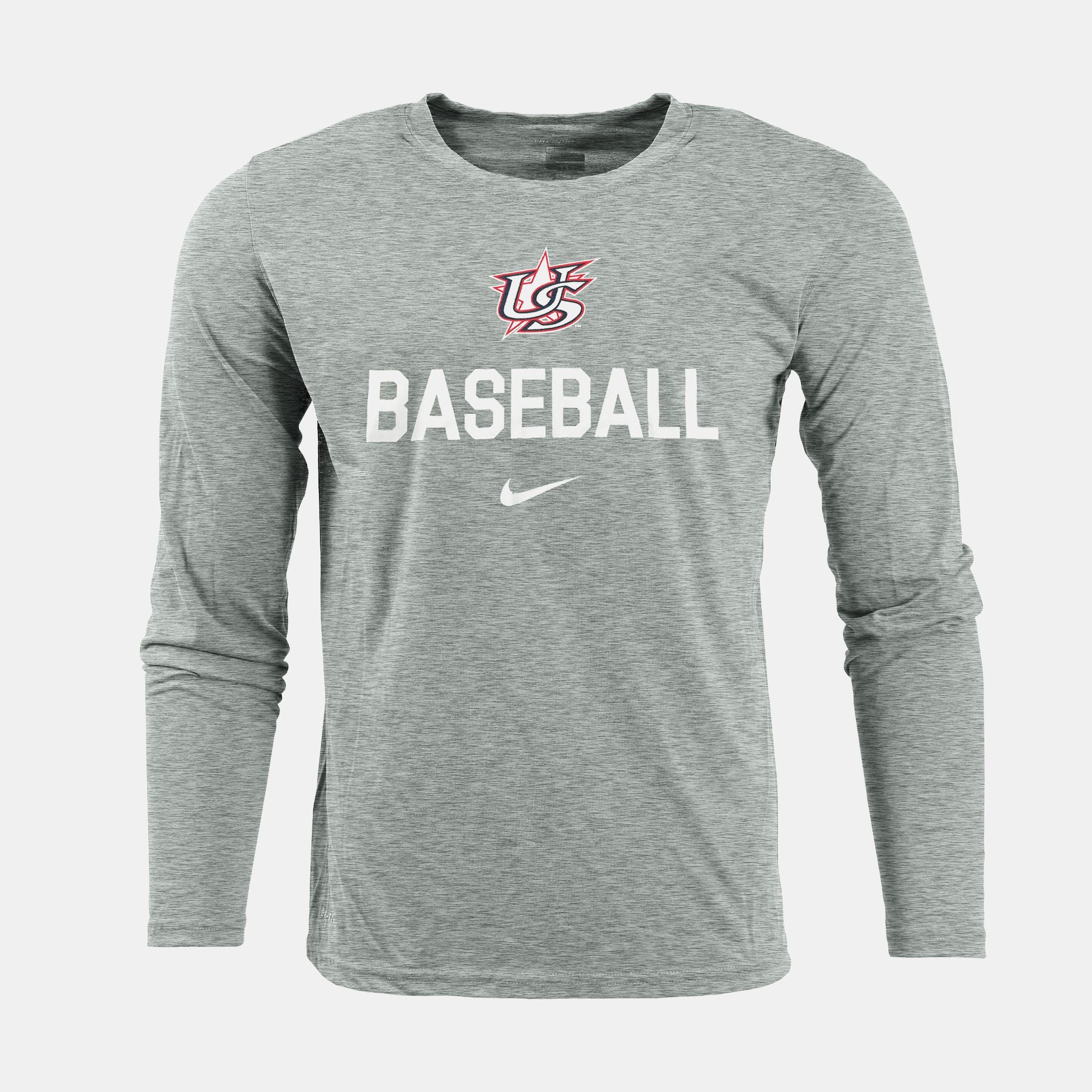 Grey Statement Long Sleeve Legend Tee
