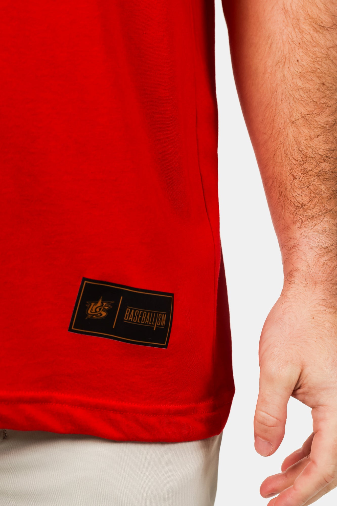 USA x Baseballism Red Traditional Tee