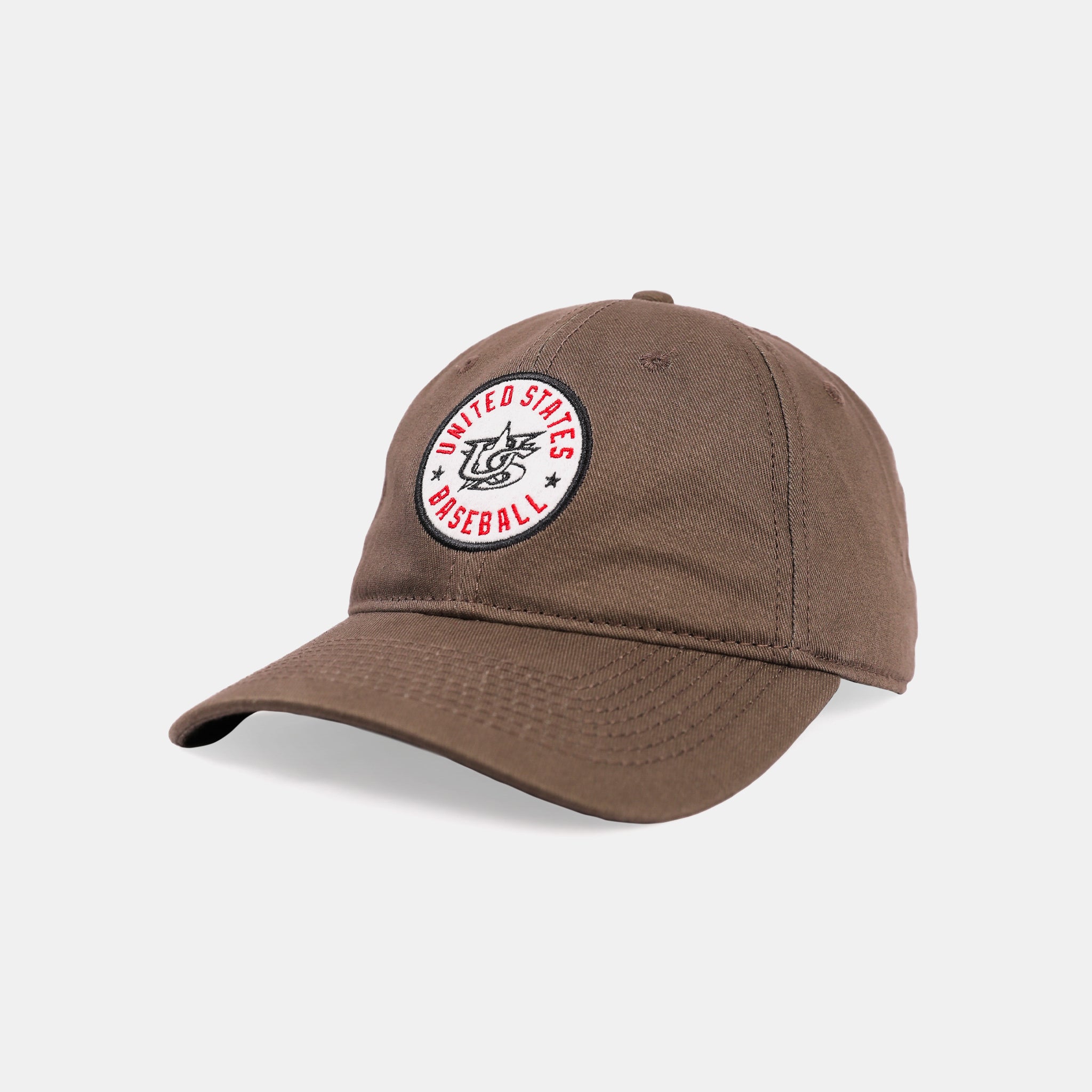 USA x Baseballism Badge Relaxed Fit Cap - Grey