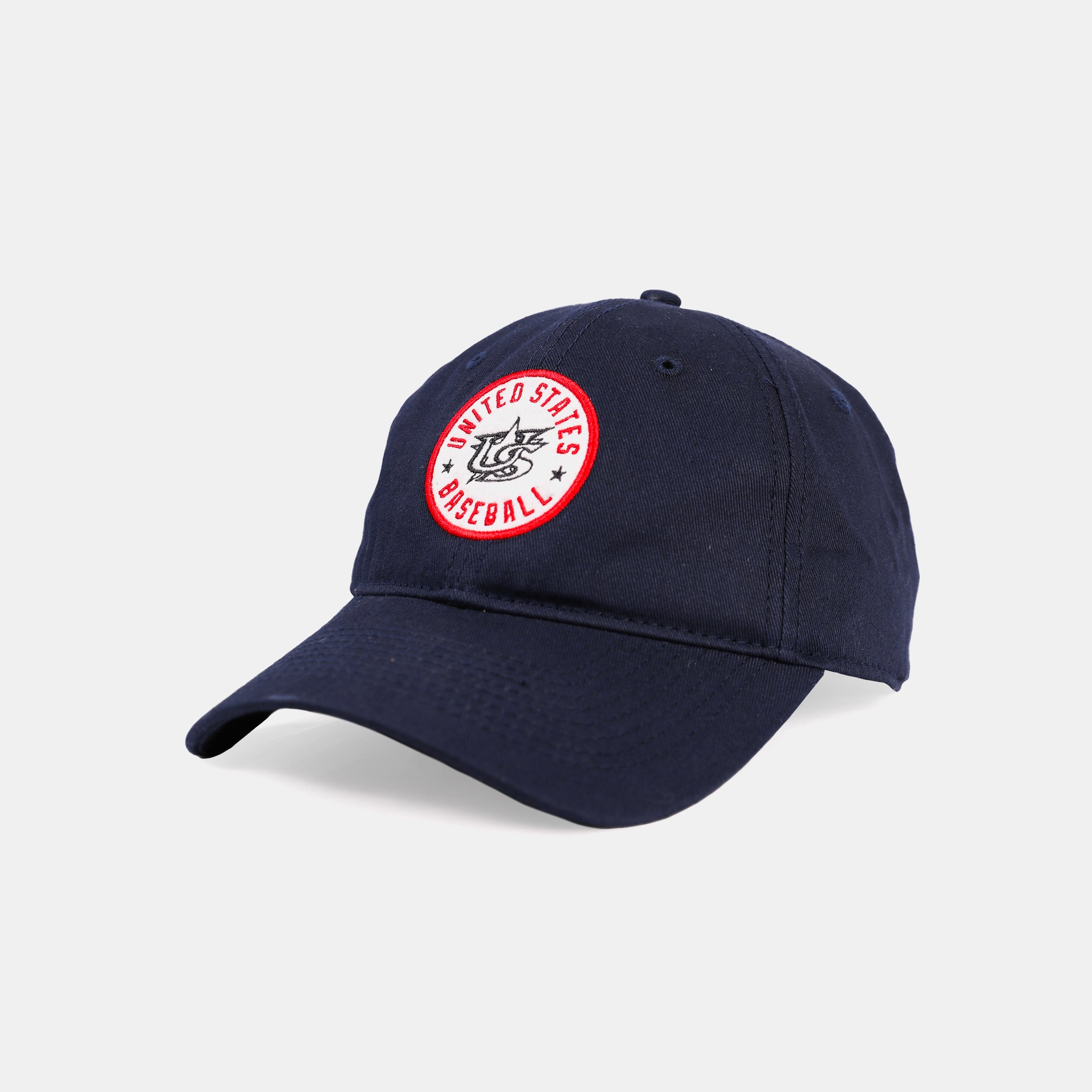 USA x Baseballism Badge Relaxed Fit Cap - Navy