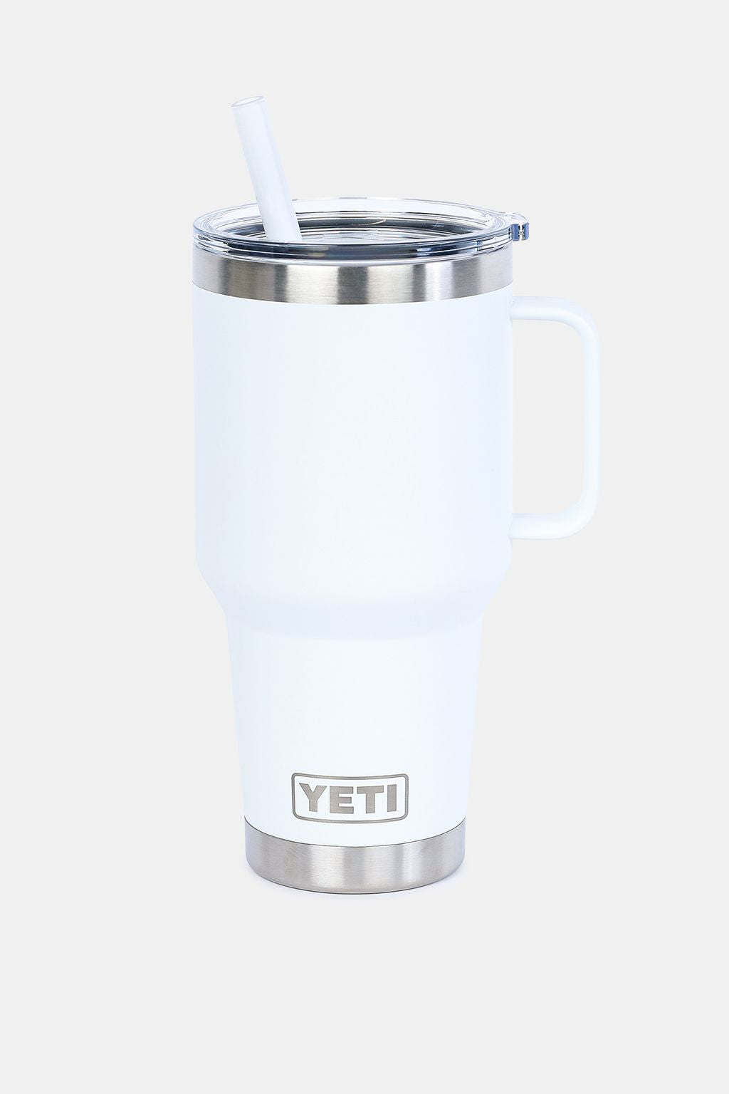 Yeti White Rambler 35oz Mug With Straw Lid