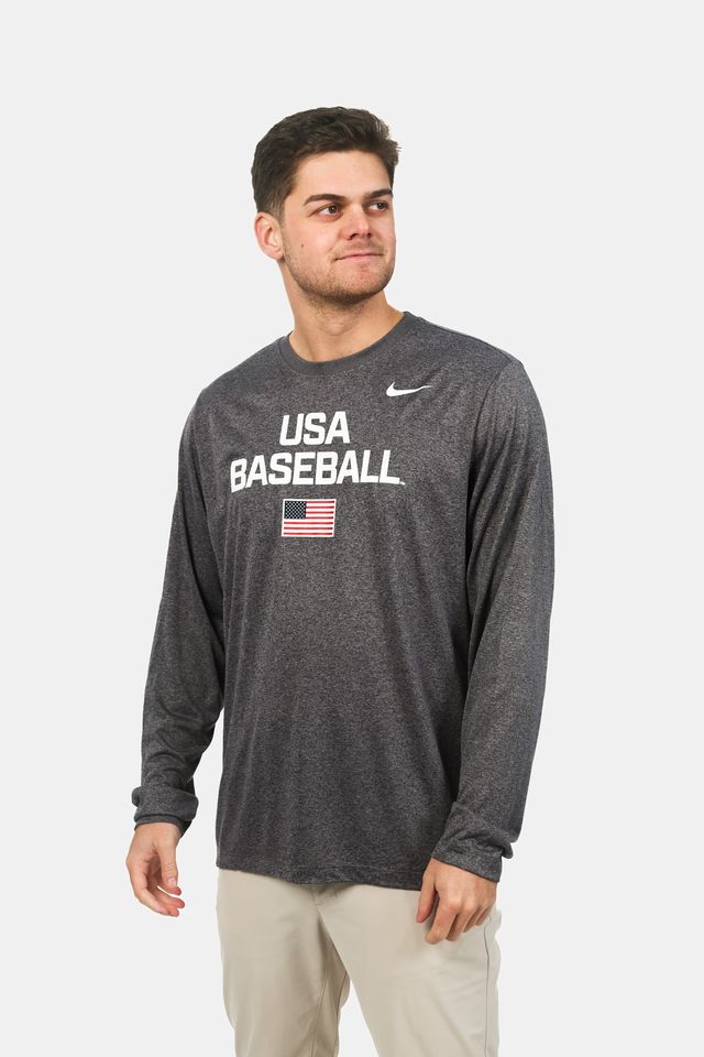 Charcoal Dynamic Long Sleeve Legend Tee