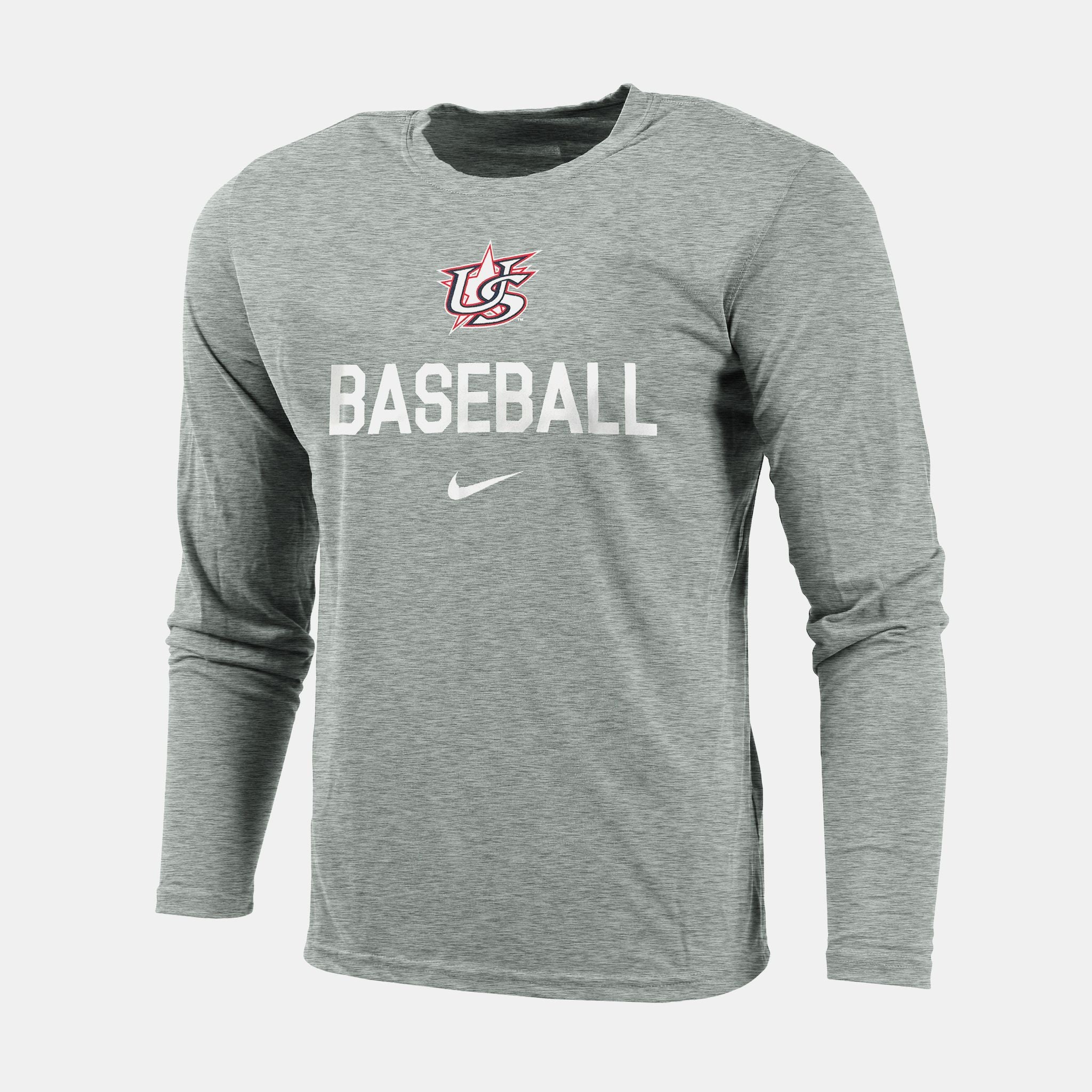 Grey Statement Long Sleeve Legend Tee
