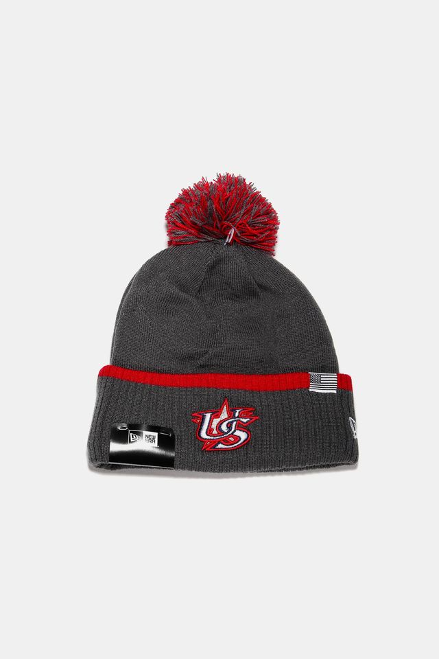 Anthracite/Red Knit