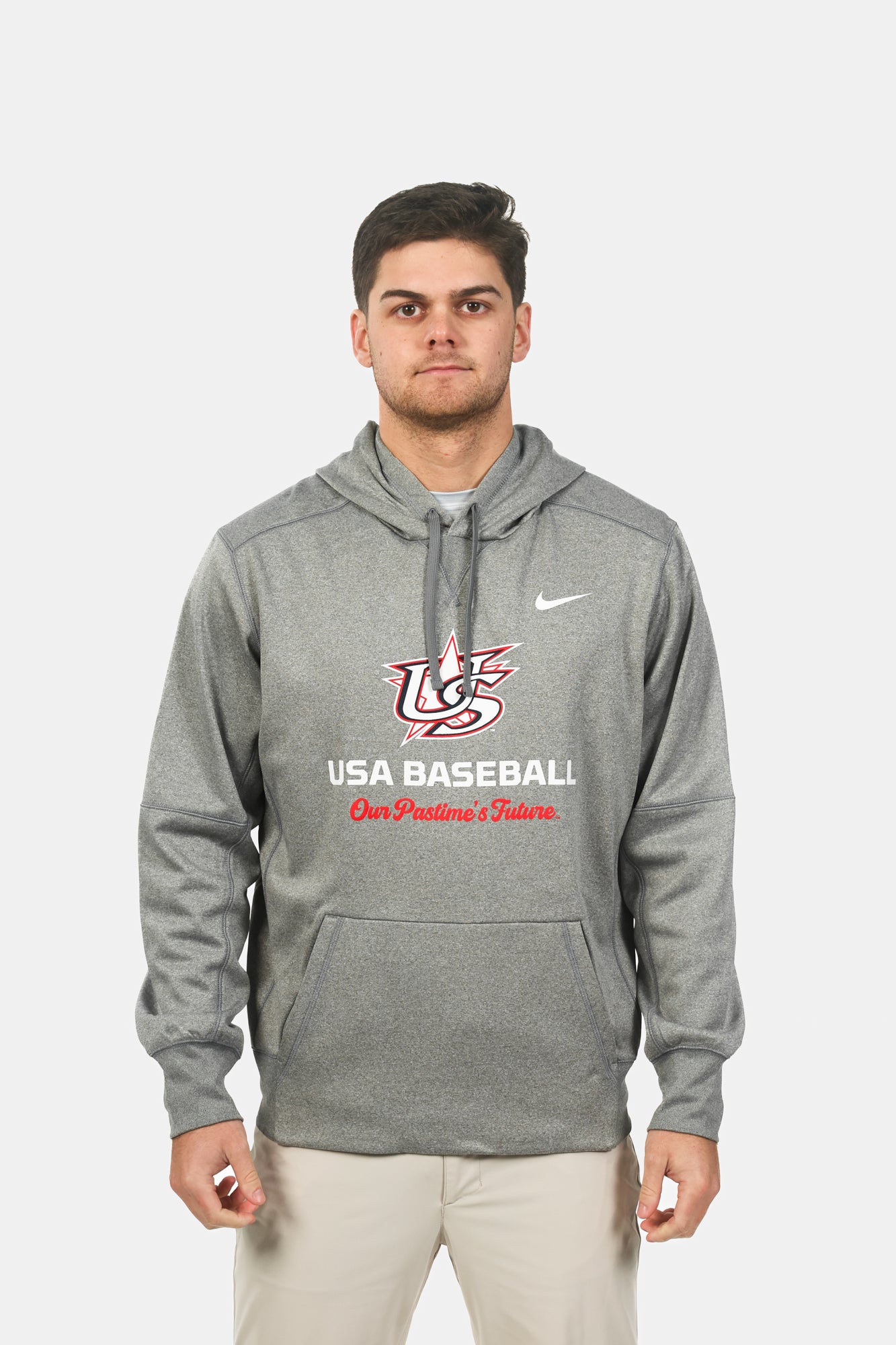 Grey Varsity Therma Hoodie