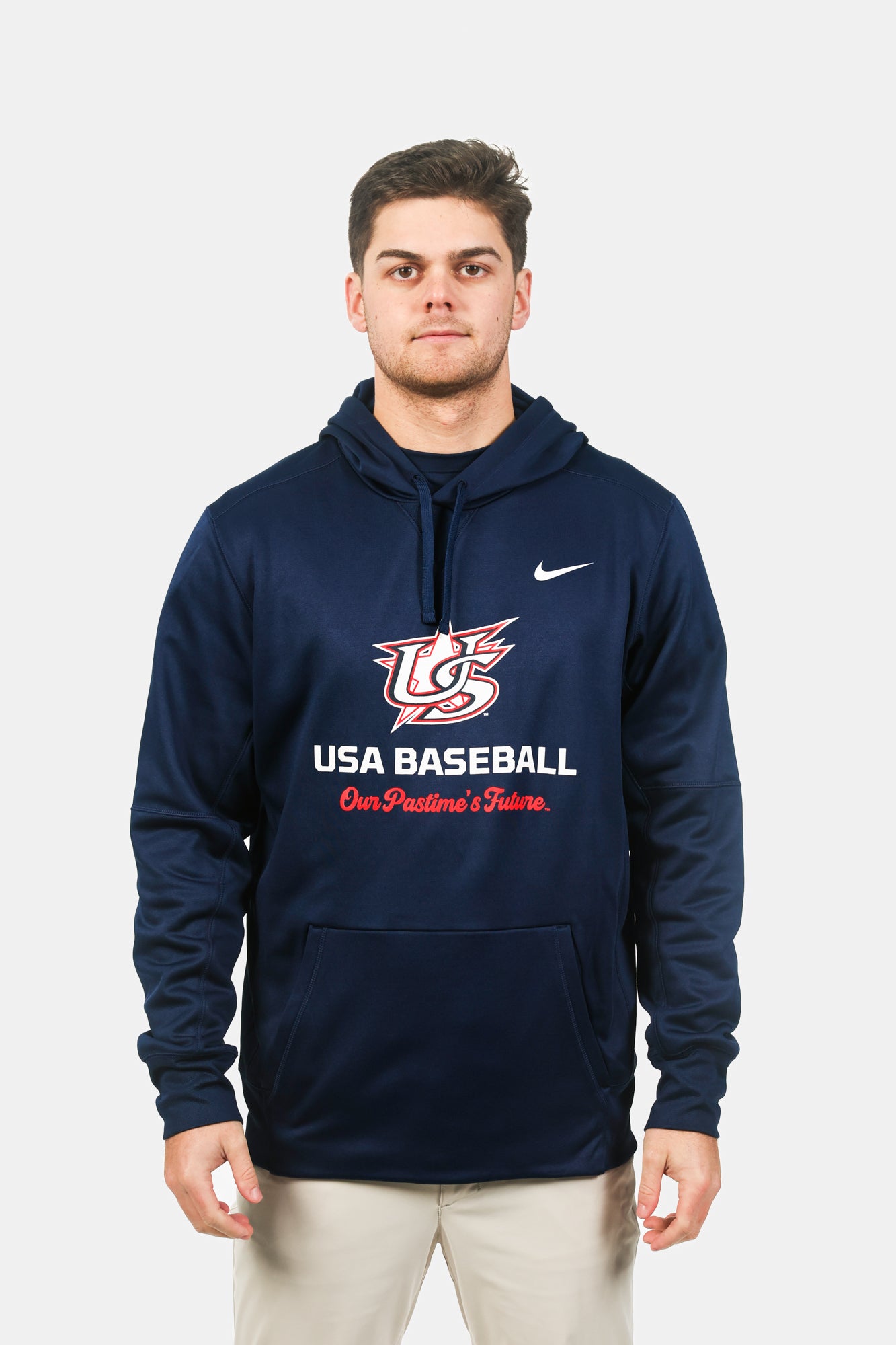 Navy Varsity Therma Hoodie