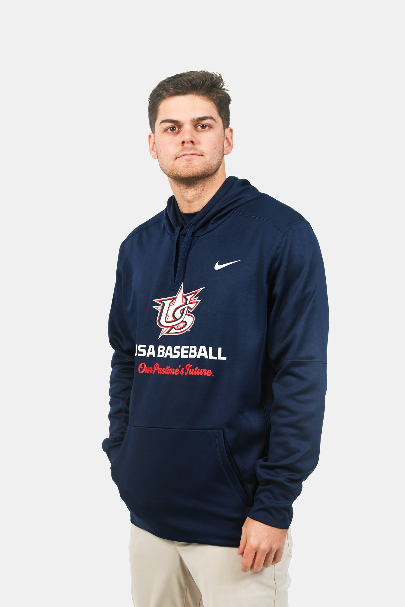 Navy Varsity Therma Hoodie