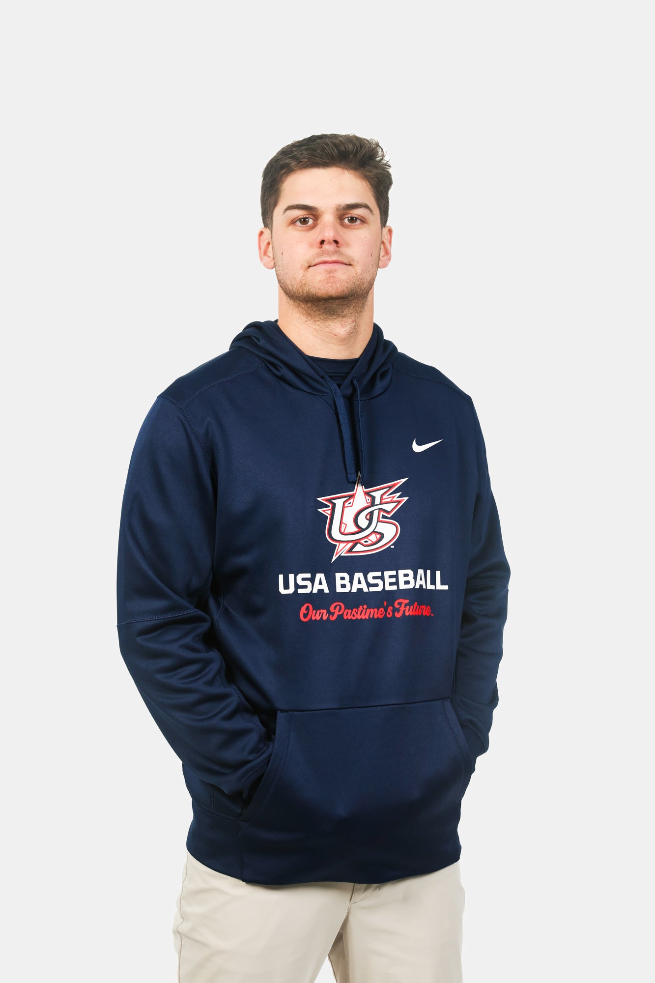 Navy Varsity Therma Hoodie