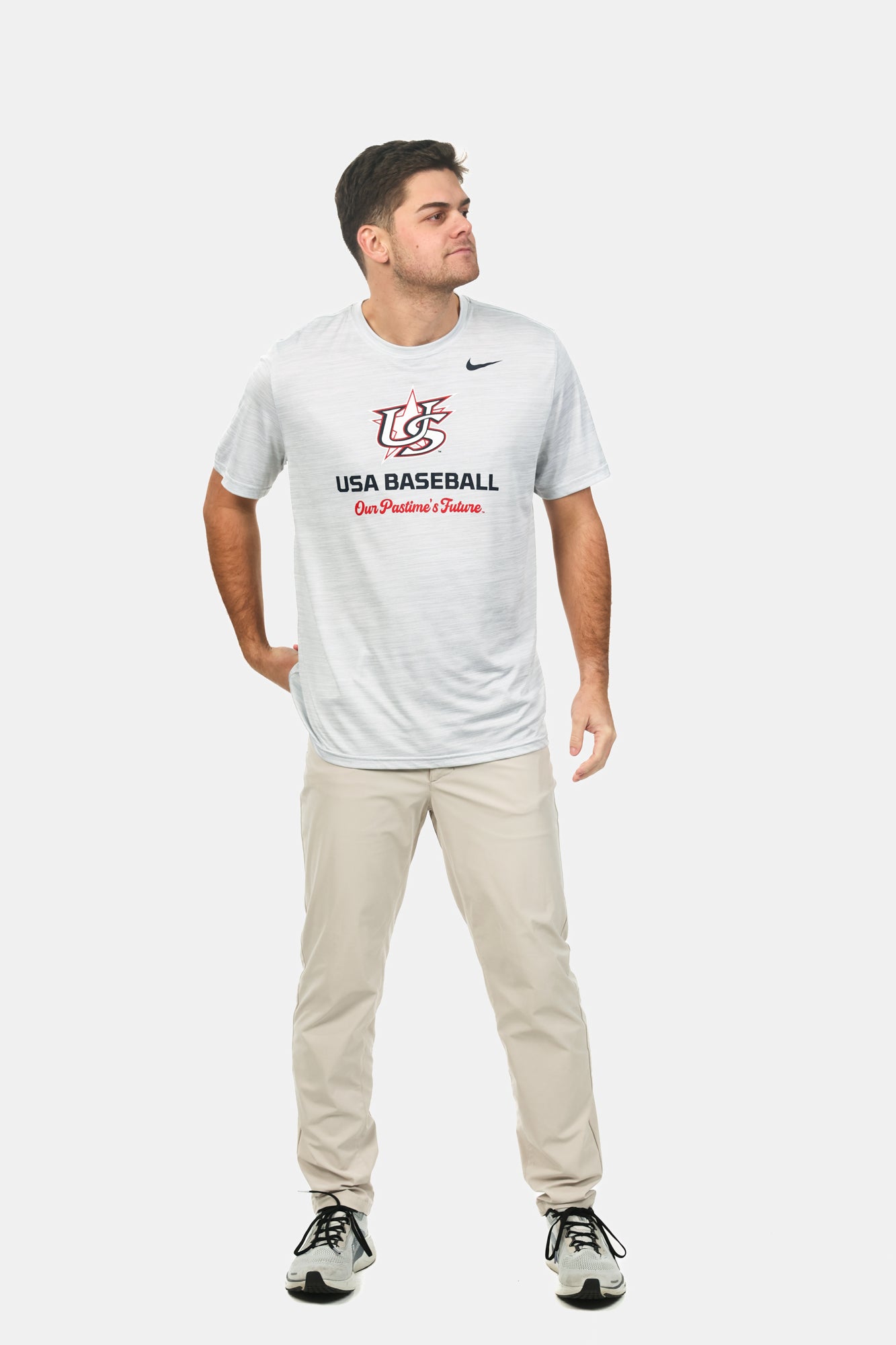 White Varsity Velocity Legend Tee