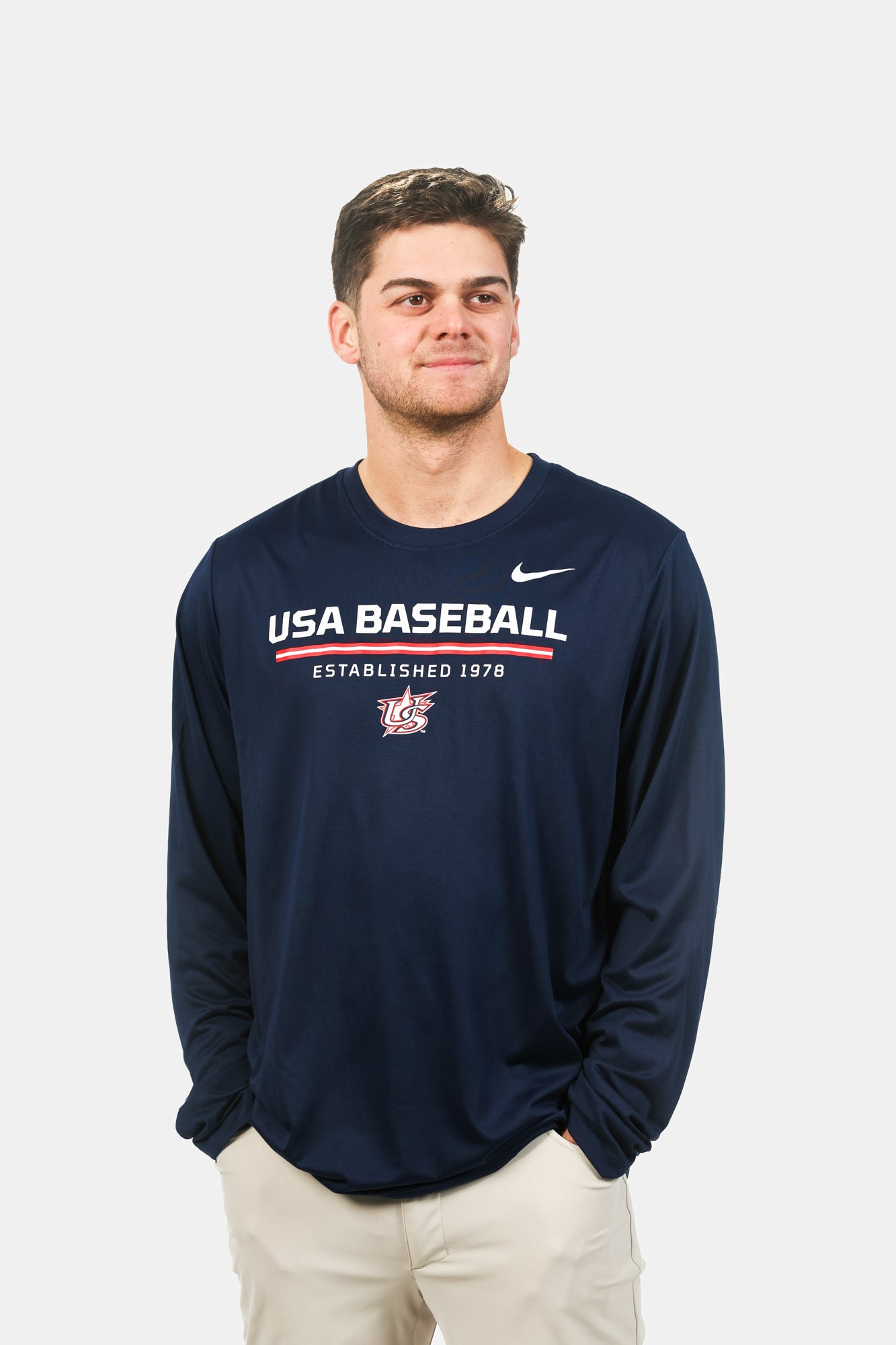 Navy Prime Long Sleeve Legend Tee
