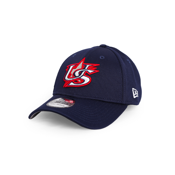 New Era 39Thirty Atlanta Braves Team Classic Stretch Fit Hat, Navy
