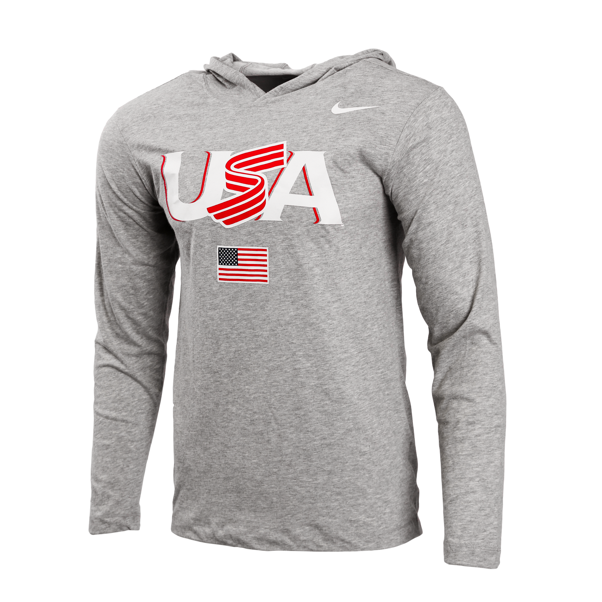 Nike hooded long top sleeve t shirt