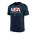 Navy Legacy Logo Velocity Legend Tee