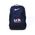 Nike Navy Traditional Logo Brasilia Backpack