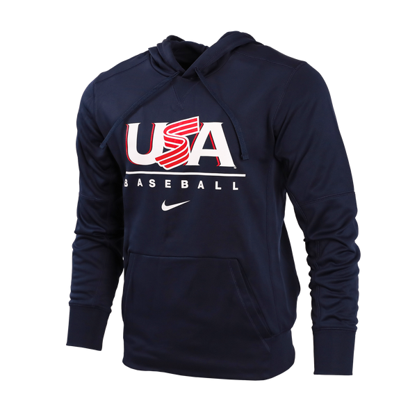 Navy Legacy Logo Therma Hoodie