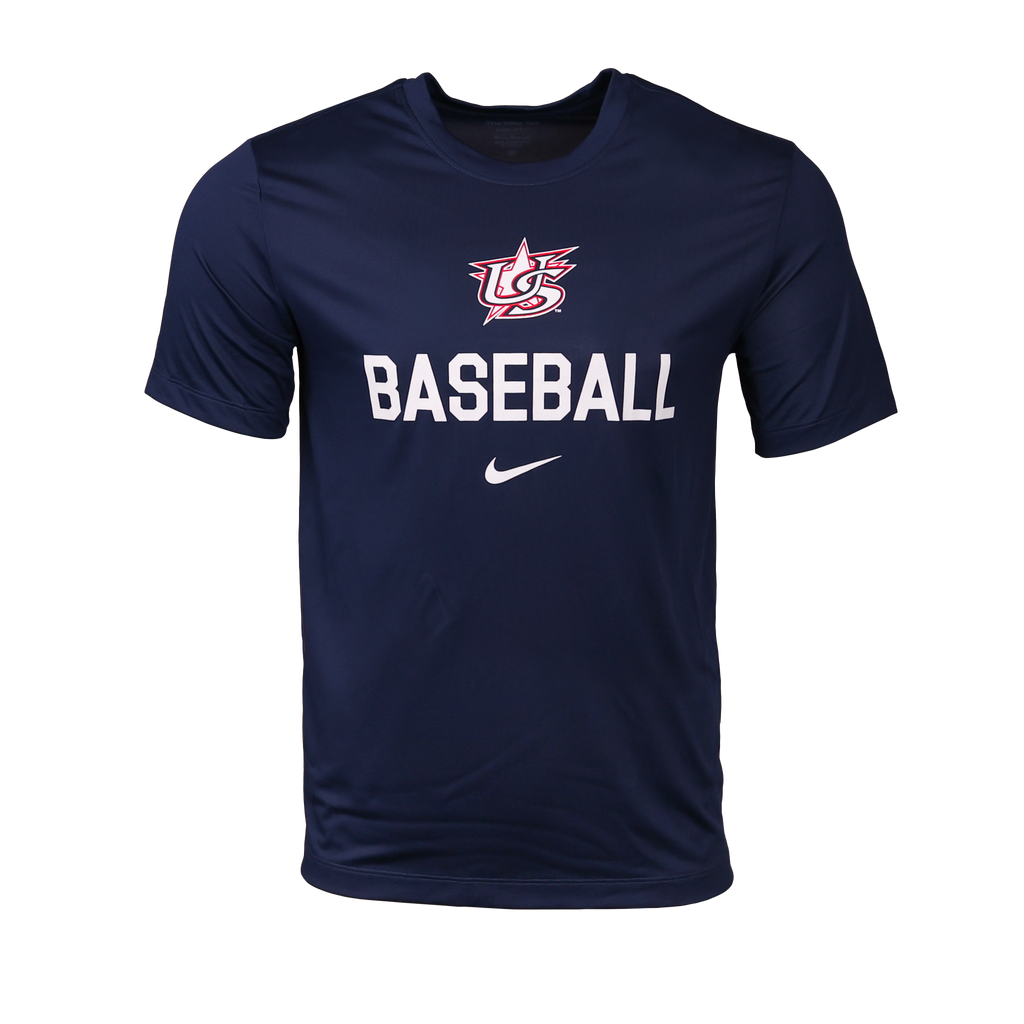 Navy Statement Legend Tee USA Baseball Shop